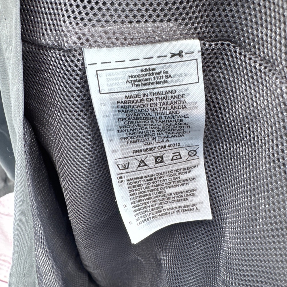Adidas North Carolina FC Soccer Windbreaker Jacket Grey Mens Large Aeroready - Picture 6 of 8